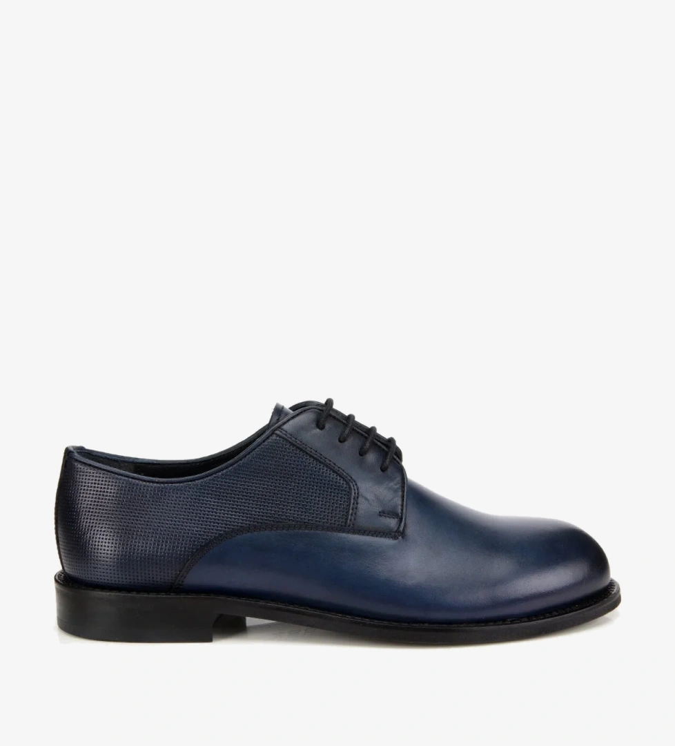 Erkek Deri Lacivert Klasik Ayakkabı