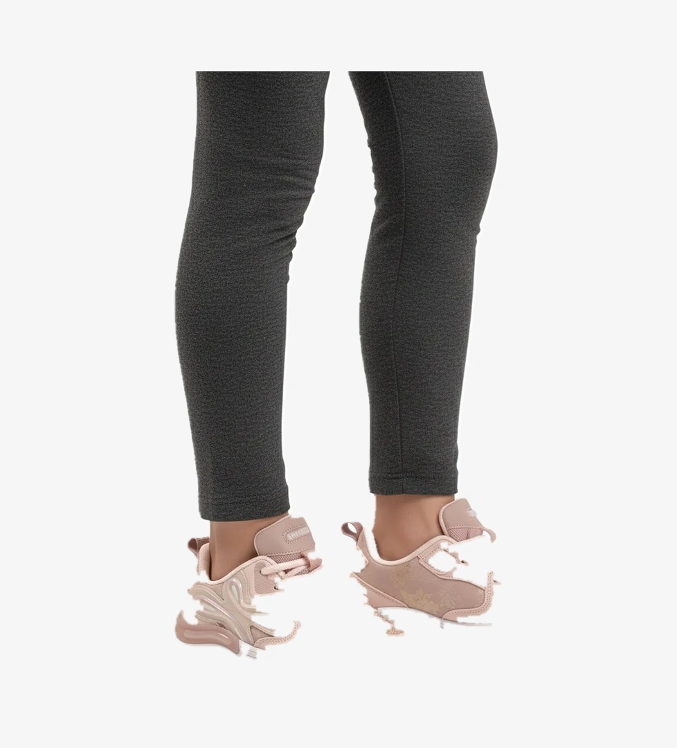 Pudra Bağcıklı Kız Çocuk Spor Ayakkabı