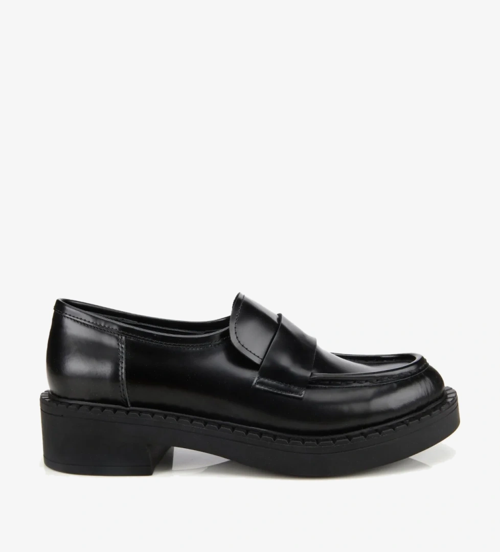 Hotiç Hotiç Kadın Açma Deri Siyah Günlük Loafer Casual Ayakkabı | Flo Siyah - 1. görsel