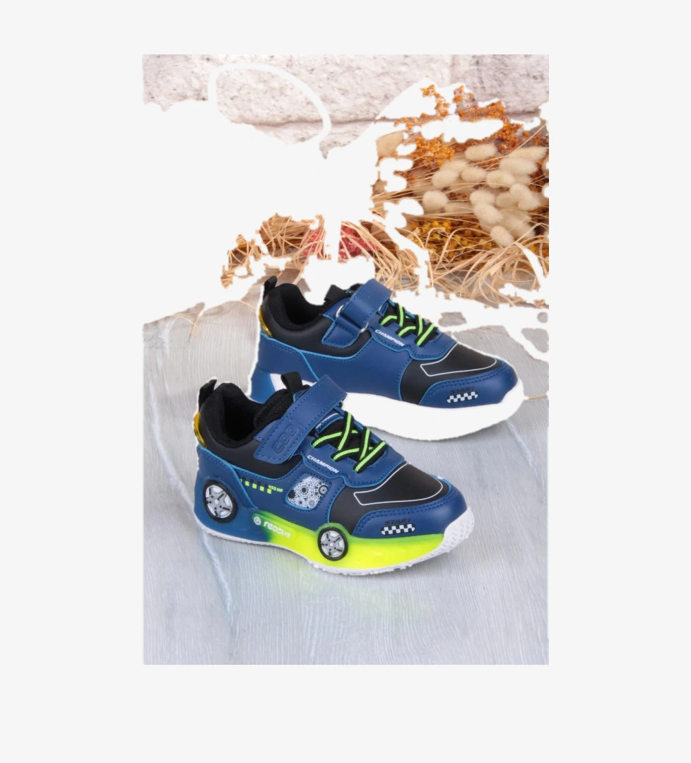 Cool Racing Rahat Hafif Araba Figürlü Erkek Çocuk Ayakkabı - Görsel 1