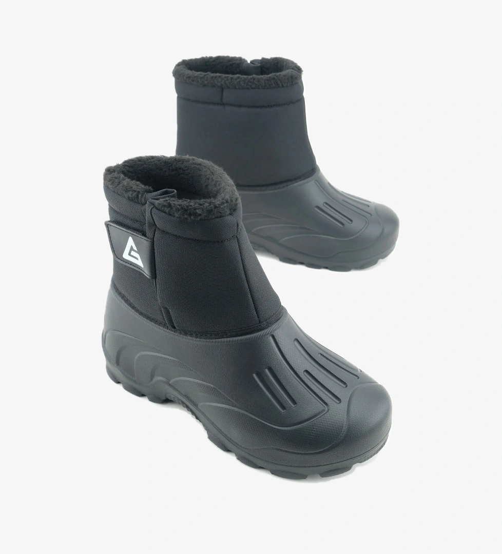 Erkek Kışlık İçi Peluşlu Su Geçirmez Tek Cırt Cırtlı Boğazdan Ayarlanabilir Rahat Taban Günlük Eva Kar Bot Çizme - Görsel 1