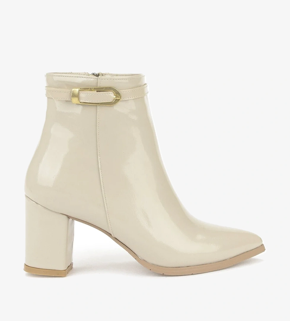 Kadın Topuklu Bot 1531044Z4010 Bej