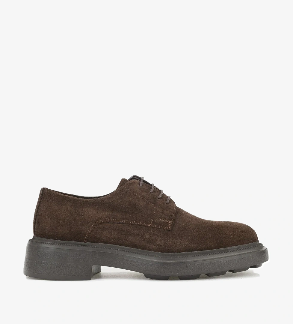 Erkek Hakiki Deri Ayakkabı 153986Z4326 Kahve