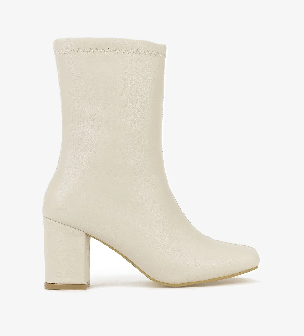 Kadın Topuklu Bot 1531044Z4007 Bej