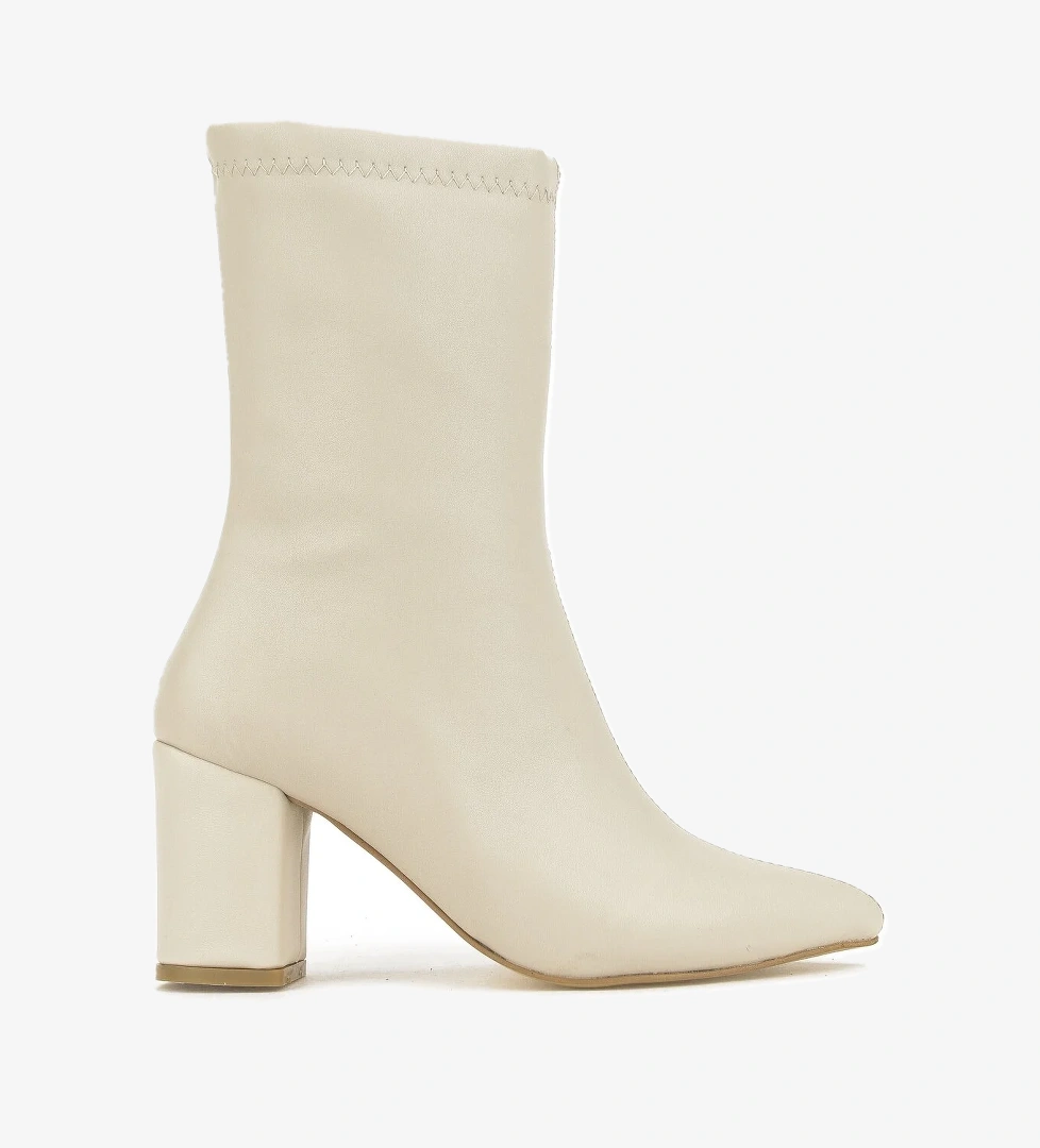Kadın Topuklu Bot 1531044Z4006 Bej