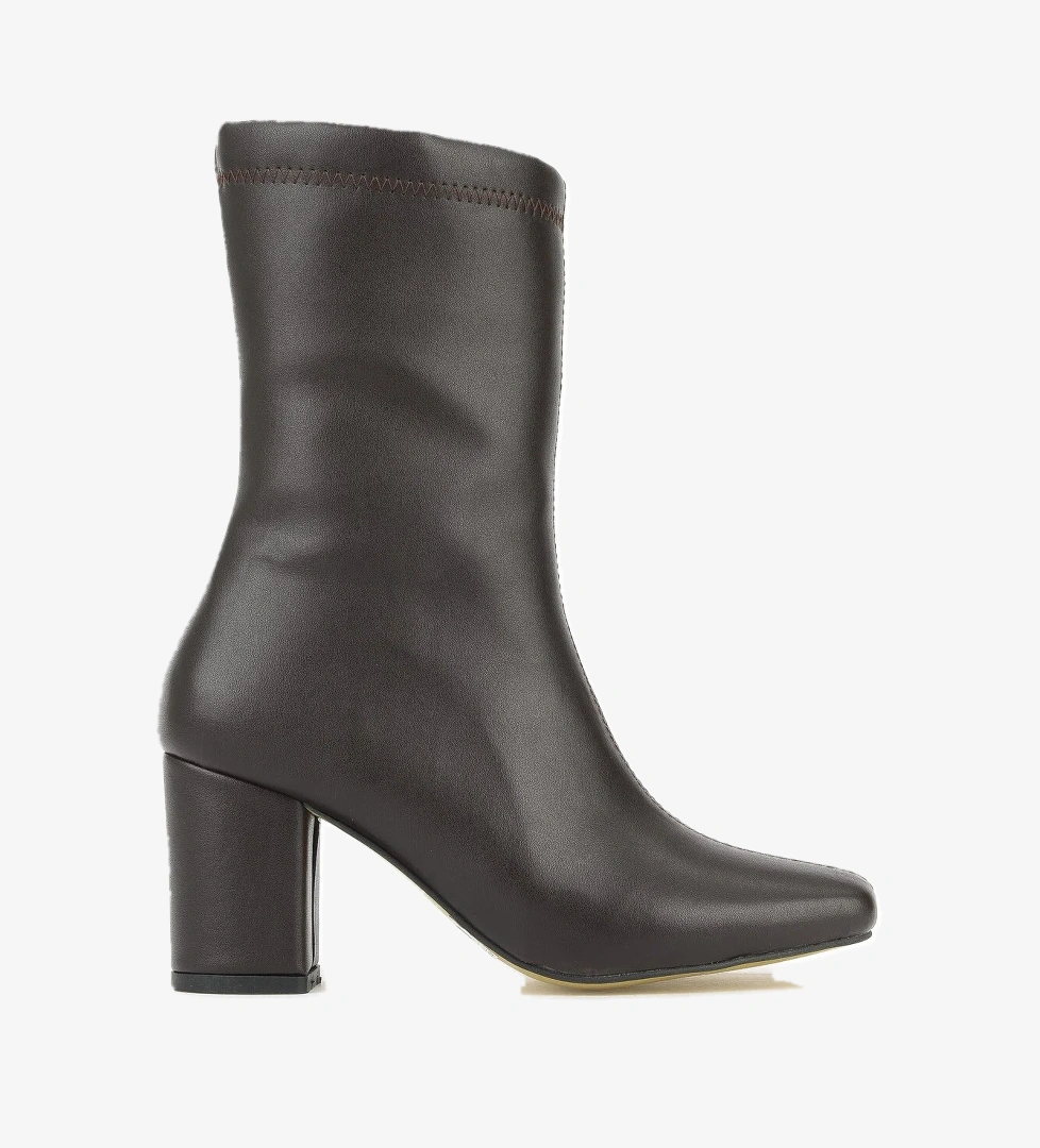 Kadın Topuklu Bot 1531044Z4007 Kahve