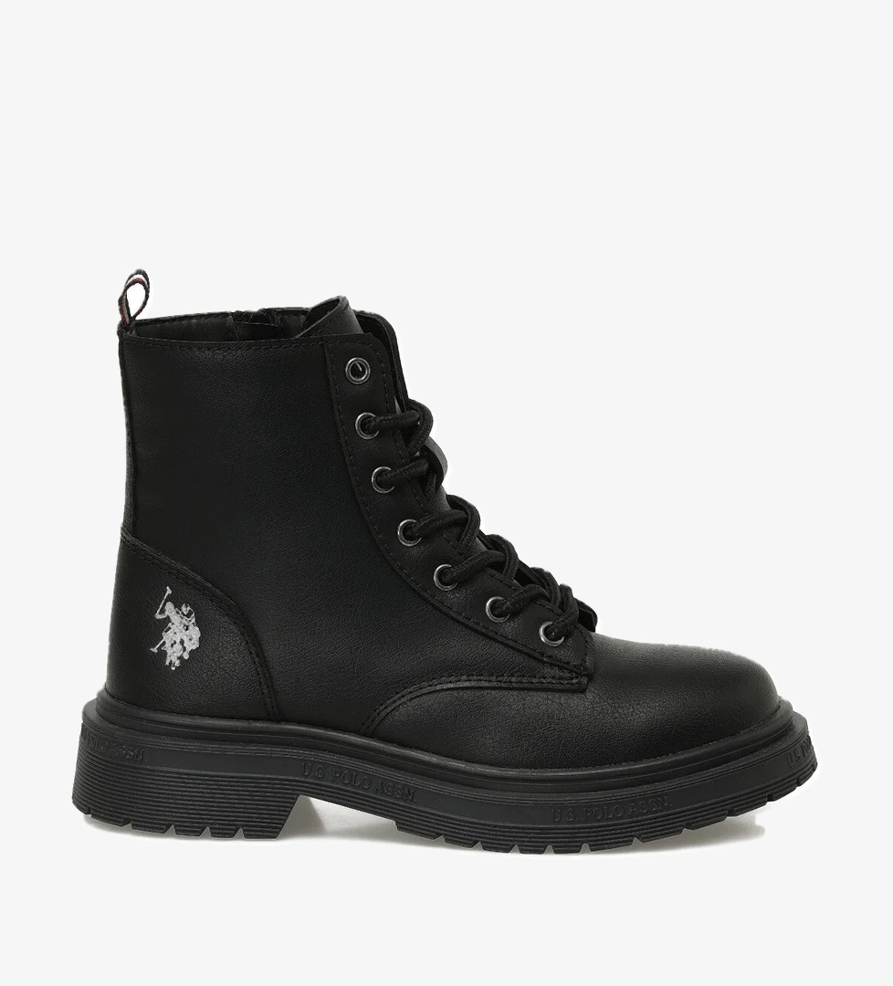 TRENA JR 5PR Siyah Kız Çocuk Biker Bot - Görsel 1