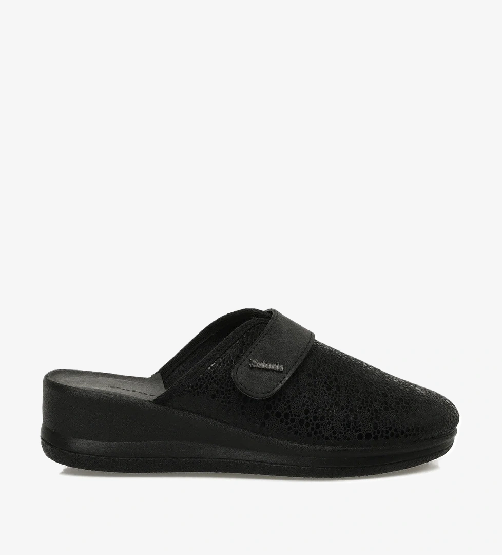 609023.Z5PR Siyah Kadın Ev Terliği - Görsel 1