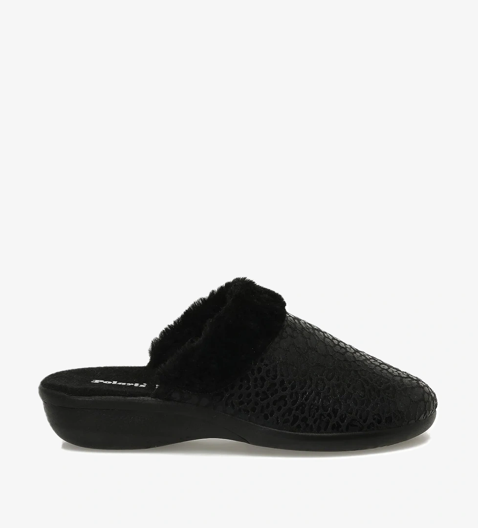 609017.Z5PR Siyah Kadın Ev Terliği - Görsel 1