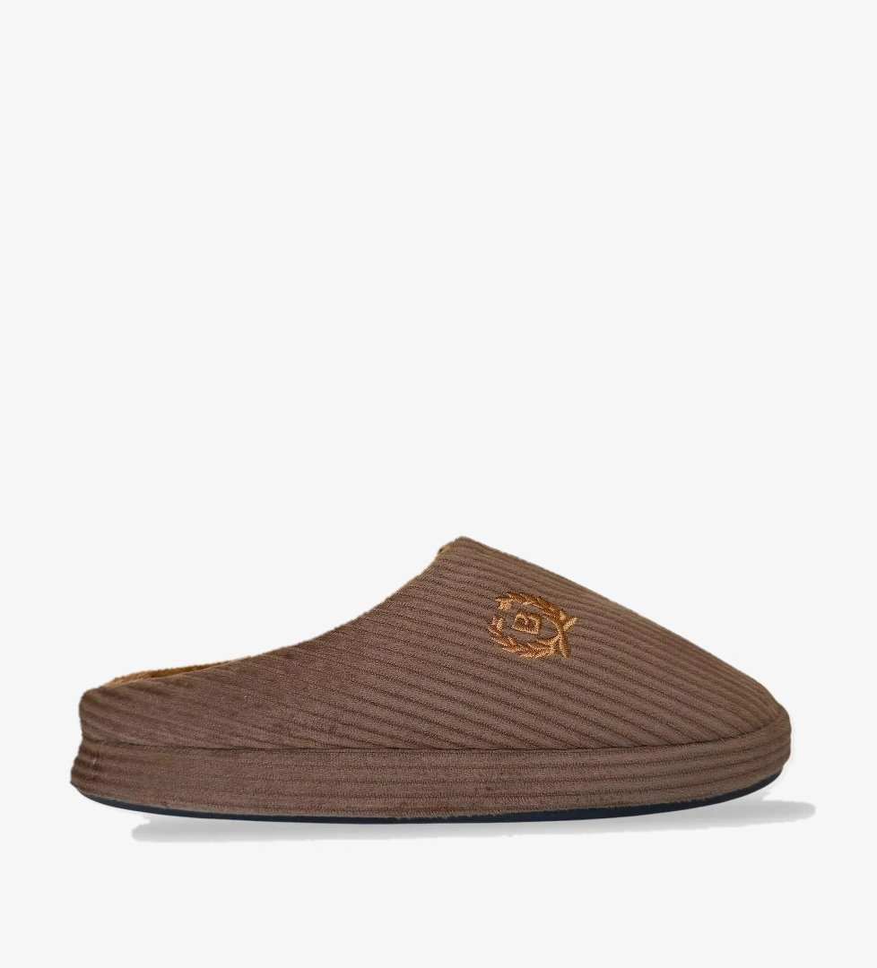 Erkek Hafif Kaydırmaz Taban Ev Terliği KAHVERENGİ - Görsel 1