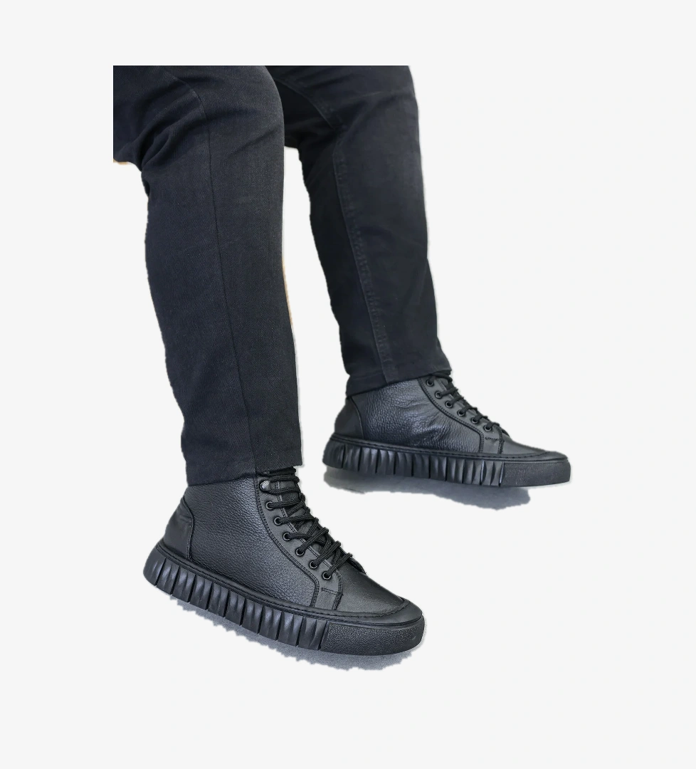 Hakiki Deri Kürklü Erkek Spor Bot 951KMA5000