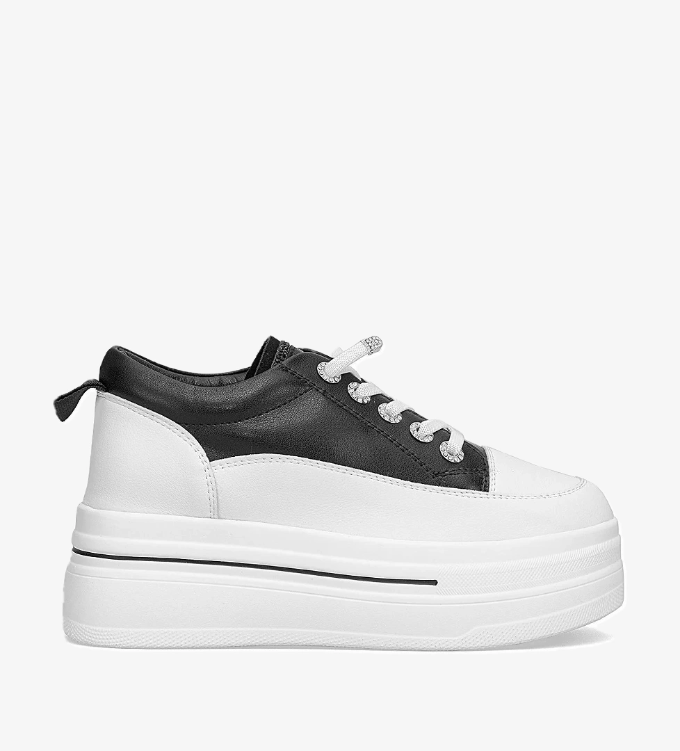 Guja 25K313 Kadın Hakiki Deri Klasik Sneaker Siyah model görseli