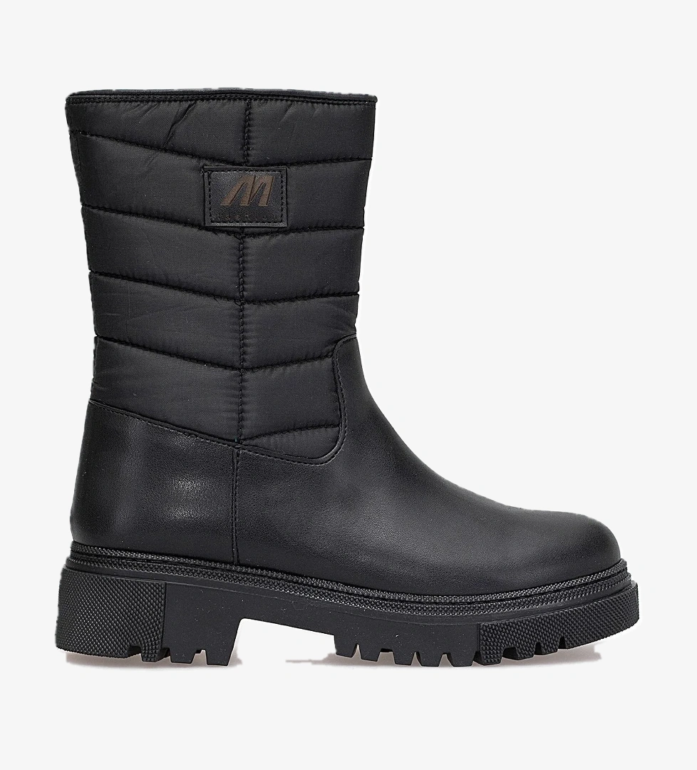 252-6220ZN Kadın Düz Bot Siyah - Görsel 1