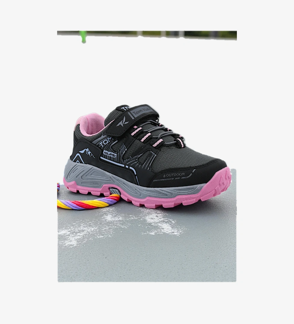 Ferrex Su ve Soğuk Dayanıklı Kaymaz Taban Kışlık Unisex Çocuk Spor Ayakkabı