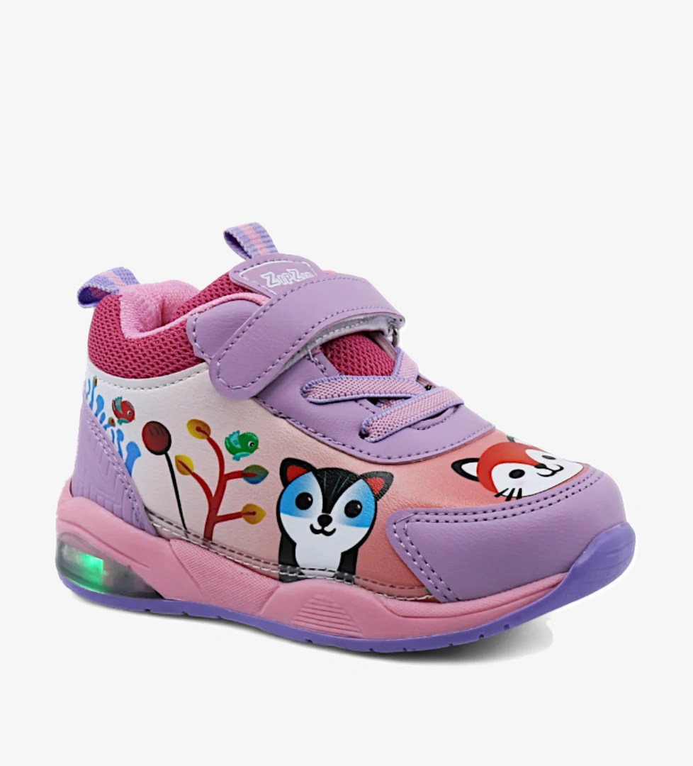 ZıpZıp Ortopedik Hafif Yuva Kreş Ev Unisex Işıklı Çocuk Spor Ayakkabı