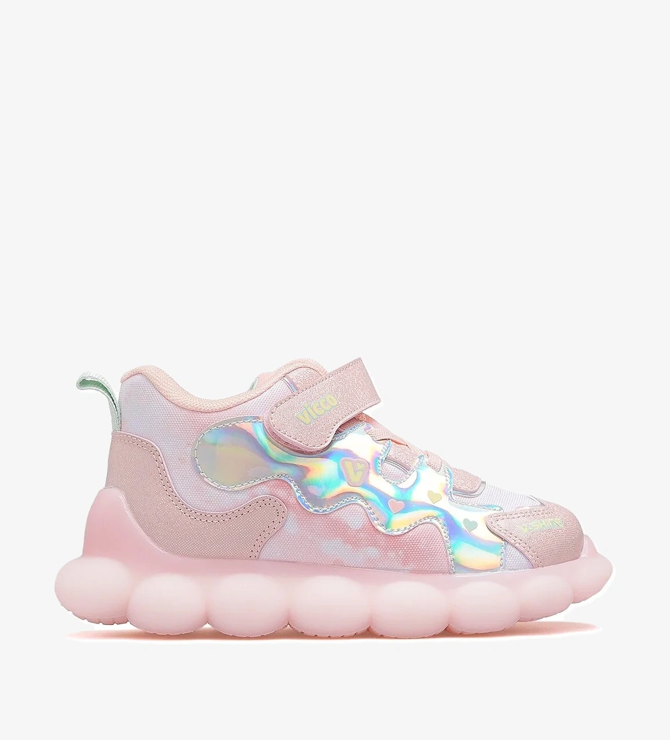 Sonya Kız Çocuk Işıklı Günlük Sneaker Ayakkabı 25k 946.438 Pk Pudra