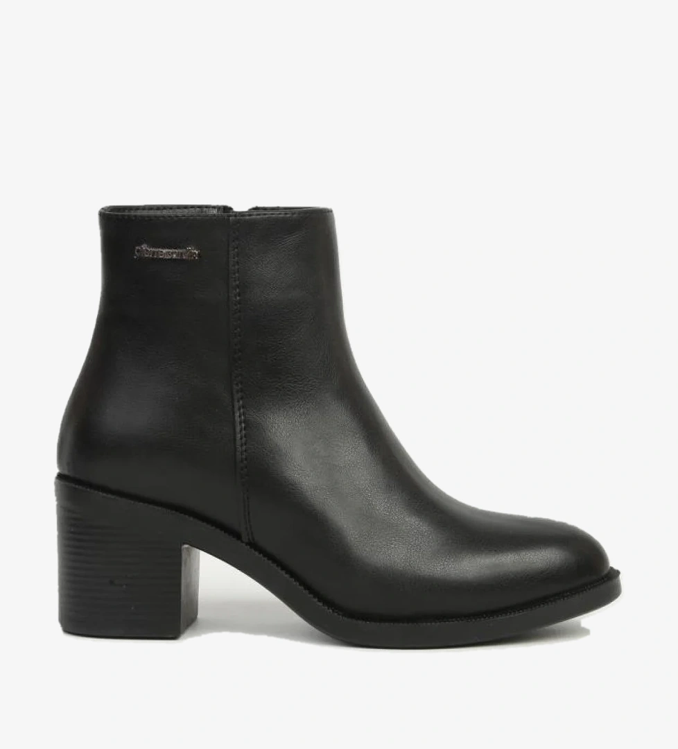 Pierre Cardin Siyah Fermuarlı Kadın Yarım Bot PC-55270 model görseli
