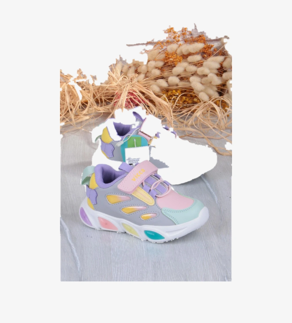 Vicco VICCO 346.P25K.227 Lamb Gümüş Işıklı Kız Çocuk Ayakkabı model görseli