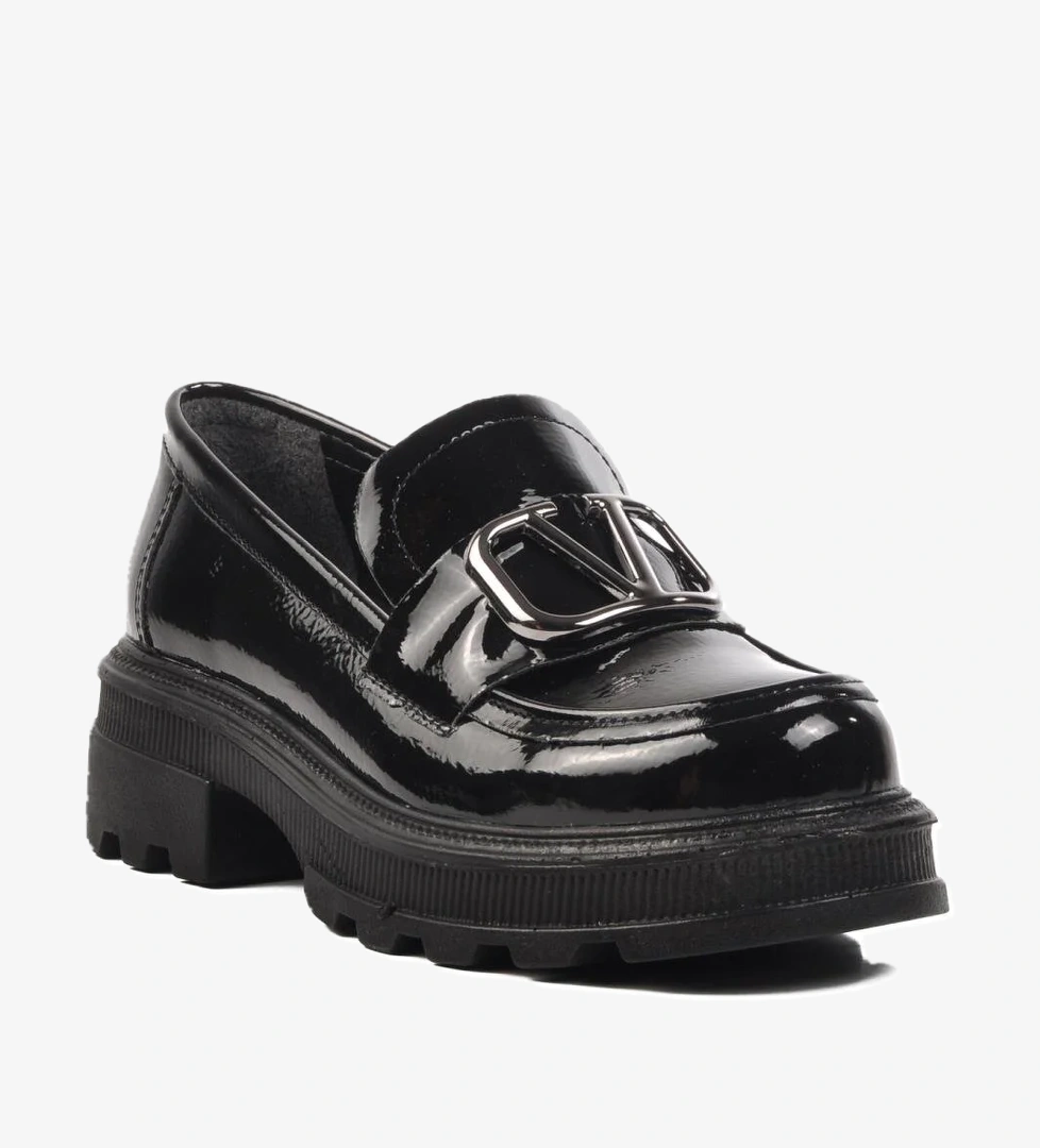 Ayakmod 7455 Z Siyah Rugan Kadın Günlük Ayakkabı model görseli