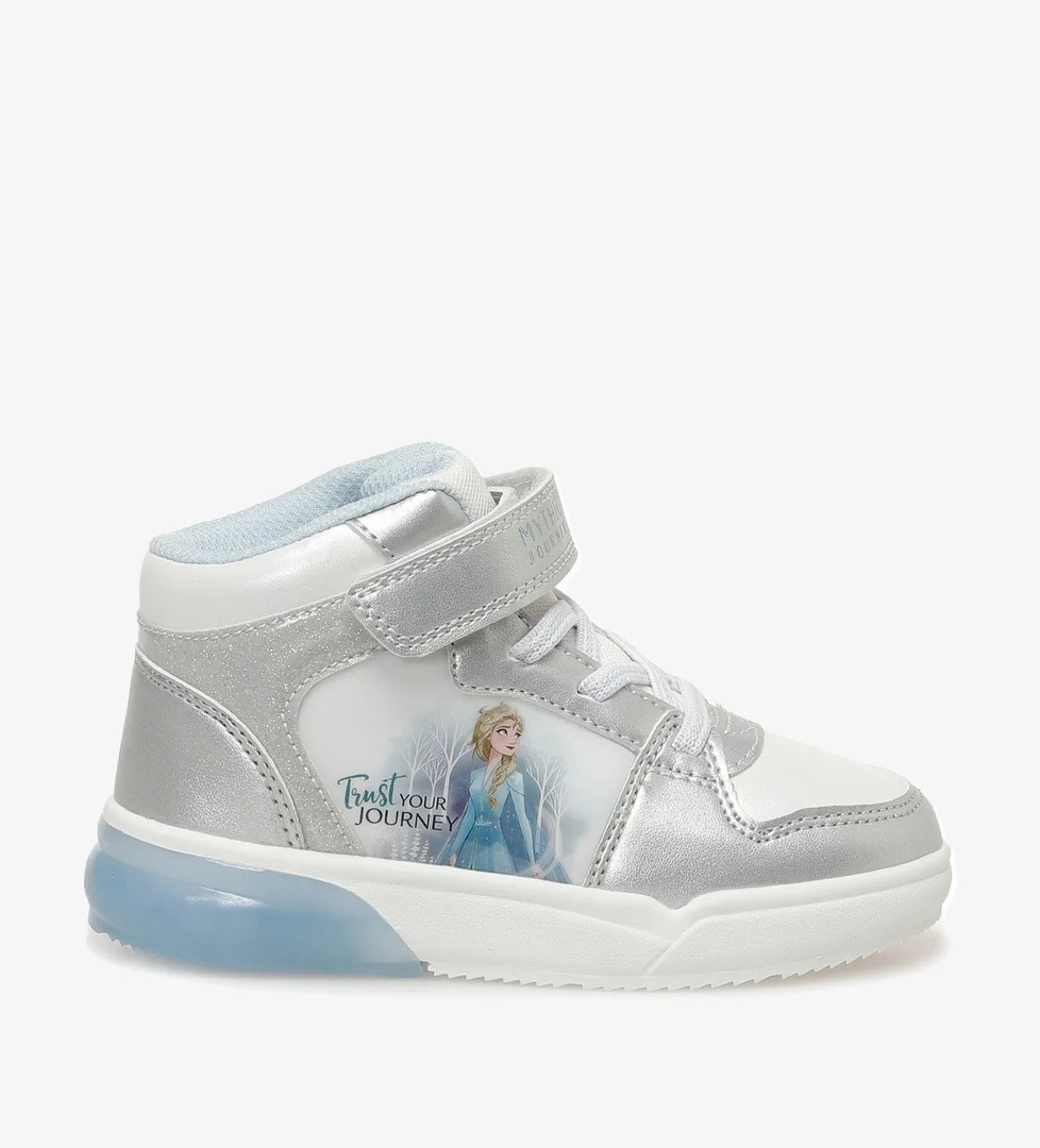 Frozen ARENDELLE-INT 5PR Gümüş Kız Çocuk High Sneaker - Görsel 1