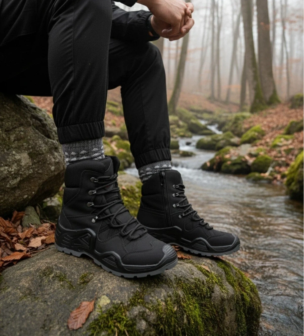 RANGER Tactical Askeri Fermuarlı ve Bağcıklı Postal Çöl Botu