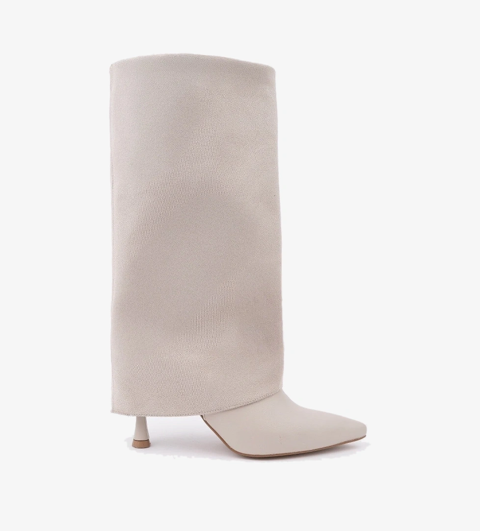 CATİE Süet Sivri Burun İnce Topuklu Kadın Çizme