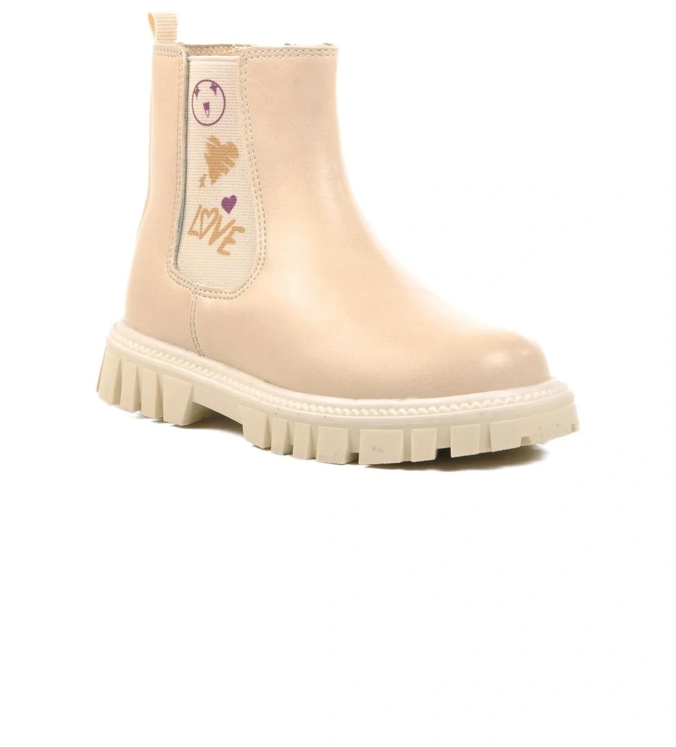 Pepino 1788-p Krem Siyah-pudra İçi Polarlı Kız Çocuk Bot model görseli