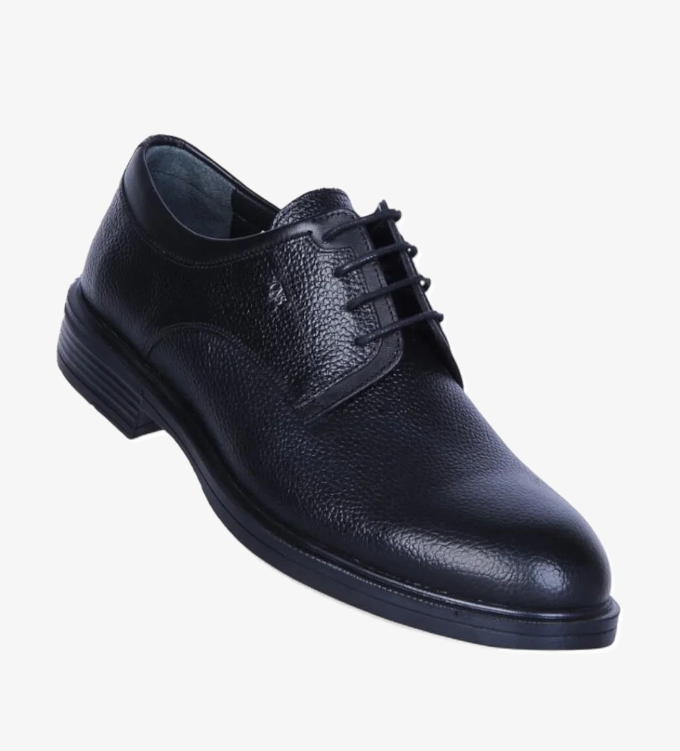 Censay 320 Siyah Zigana Kauçuk %Deri Erkek Klasik Ayakkabı model görseli