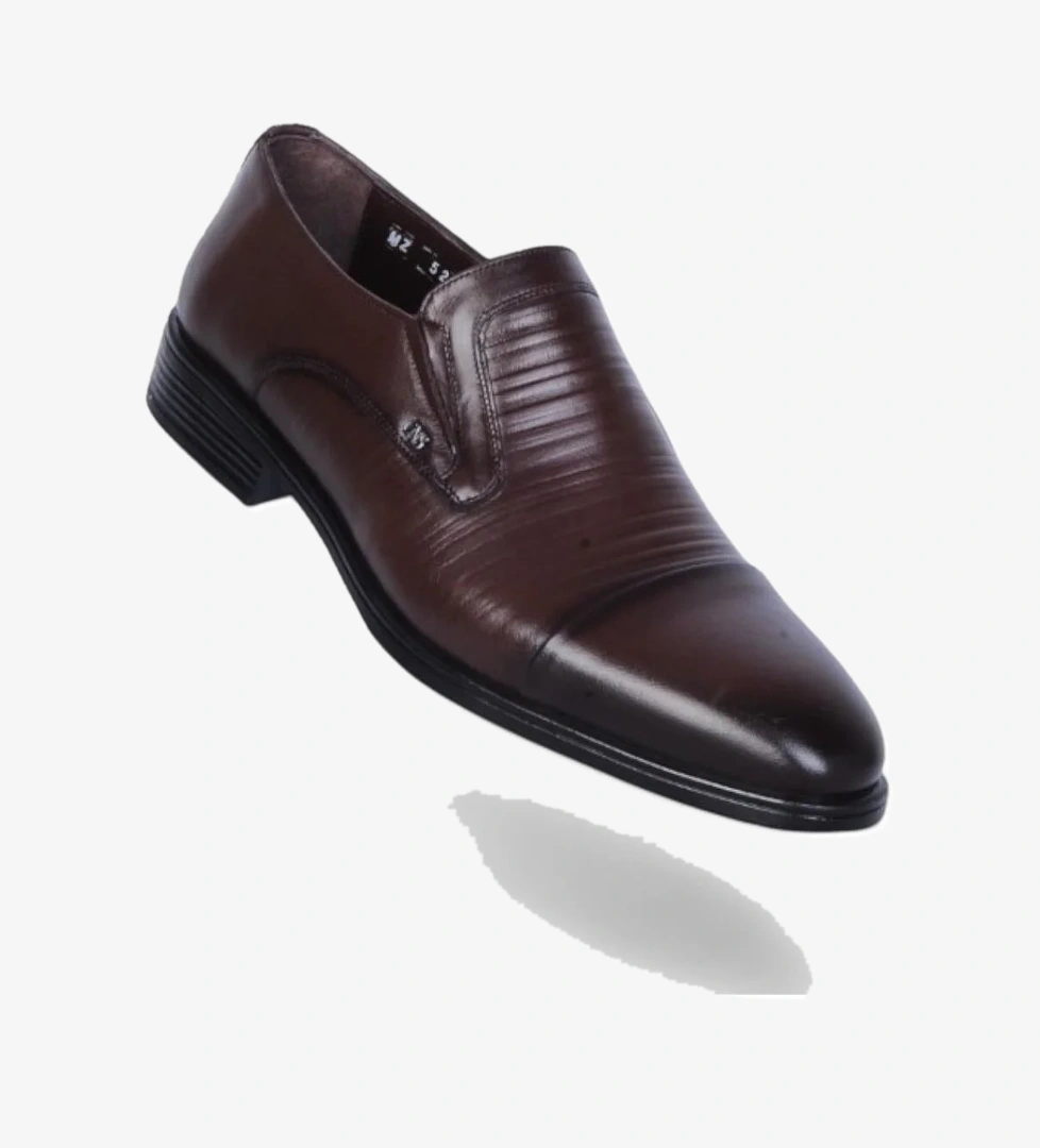 Censay 525 Kahve Antik Kauçuk %Deri Erkek Klasik Ayakkabı model görseli