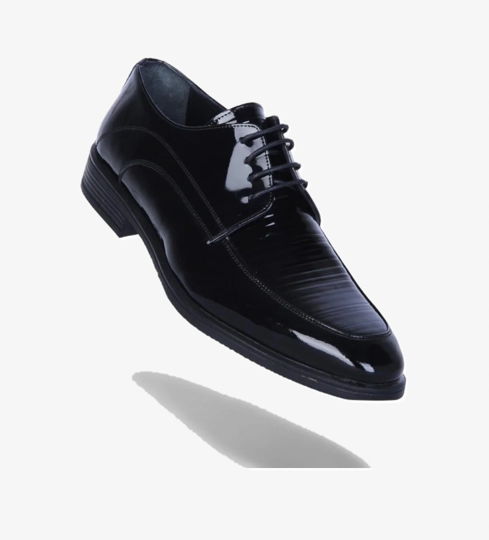 Censay 426 Siyah Rugan Kauçuk %Deri Erkek Klasik Ayakkabı model görseli