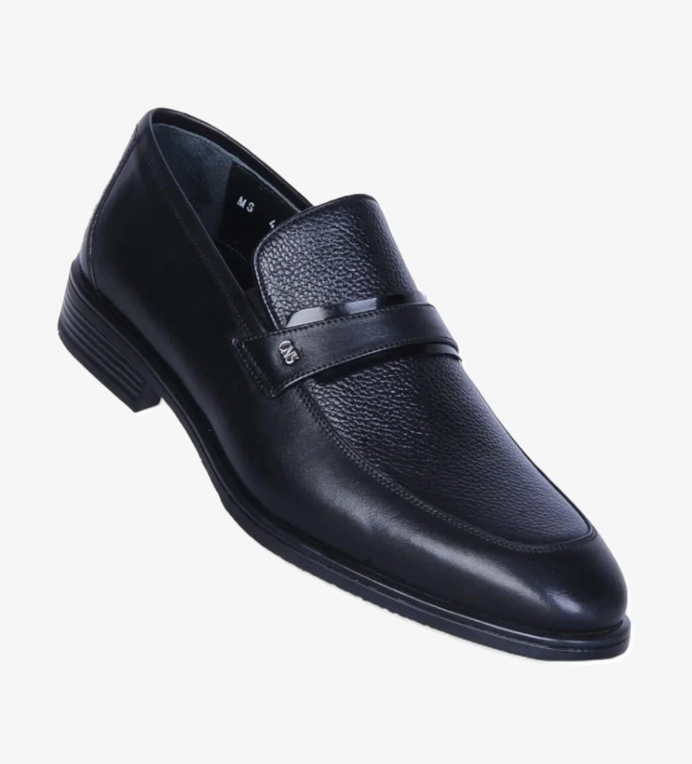 Censay 420 Siyah Maçka Kauçuk %Deri Erkek Klasik Ayakkabı model görseli