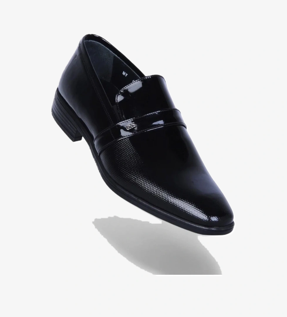 Censay 479 Siyah Rugan Kauçuk %Deri Erkek Klasik Ayakkabı model görseli