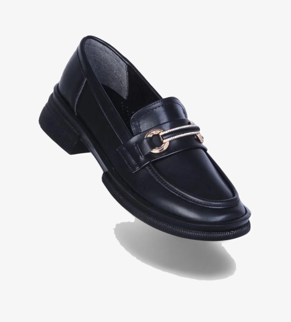 Ayakcenter Nhr2 Siyah Kadın Loafer Ayakkabı model görseli