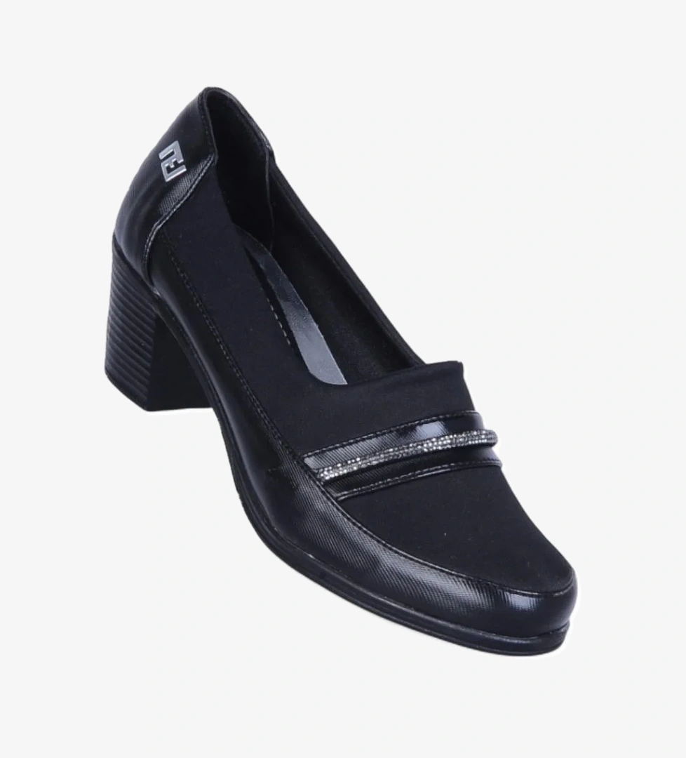 Ayakcenter Vollex 1029 Siyah 7Cm Kadın Topuklu Ayakkabı model görseli