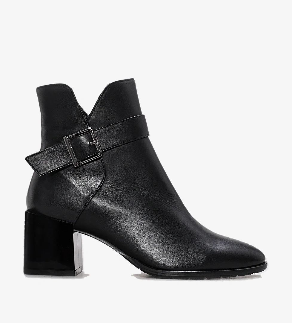 Hakiki Deri Kadın Klasik Bot 264SZA669 - Görsel 1