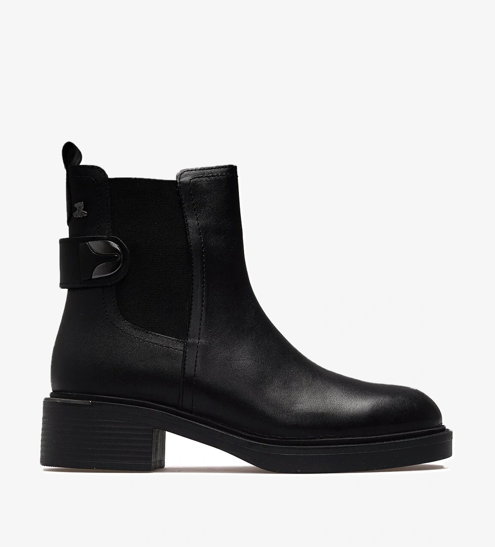 Kadın Hakiki Deri Topuklu Günlük Bot 25k 2553402k Z Siyah - Görsel 1