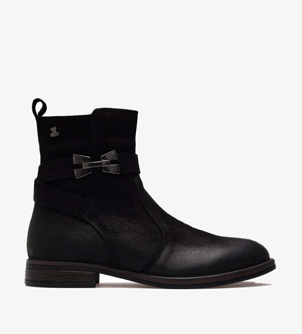 Kadın Hakiki Deri Casual Günlük Bot 25k 2552703k Z Siyah Nubuk