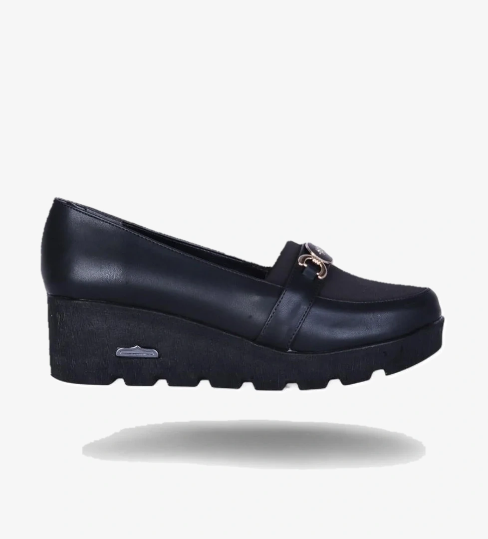 Ayakcenter Esrc-608 Siyah Kadın 7Cm Topuklu Ayakkabı model görseli