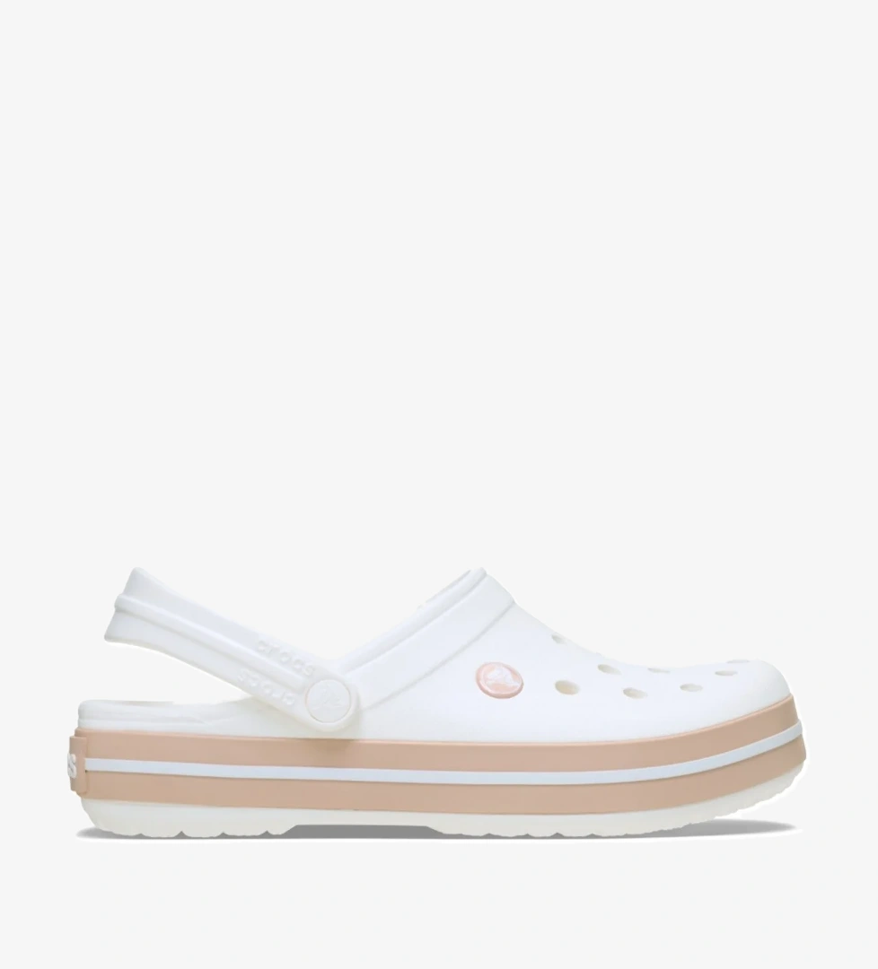 Crocband Günlük Unisex Terlik Beyaz Pembe