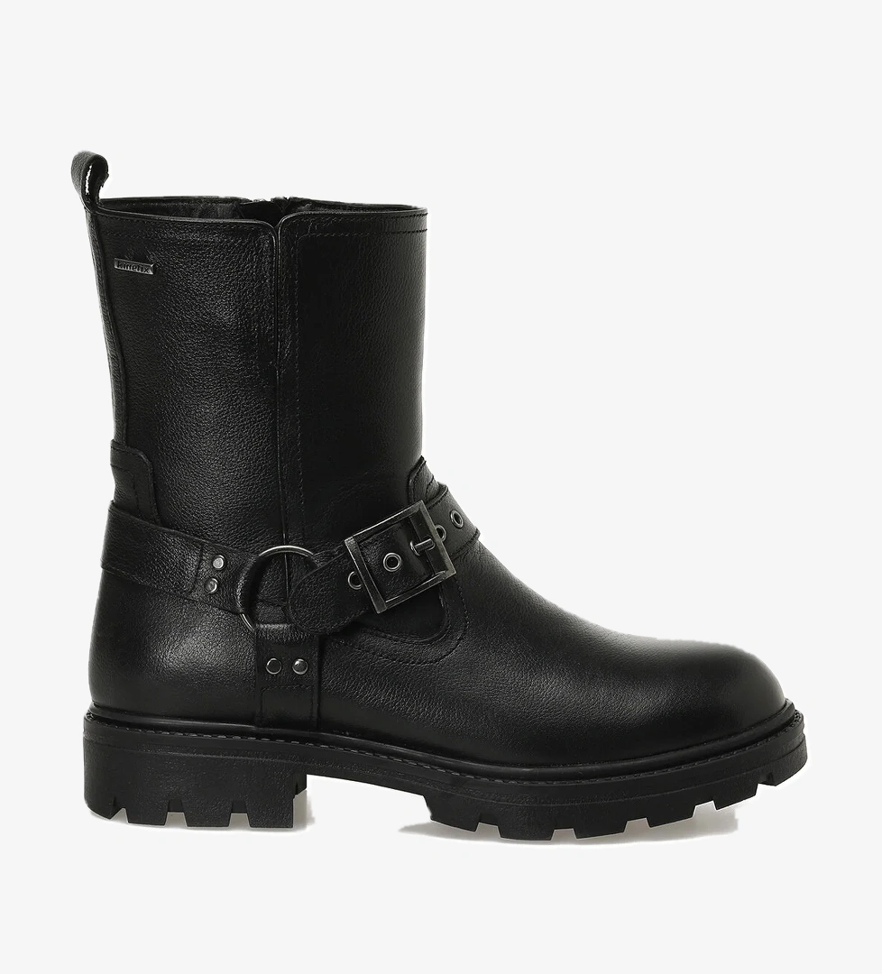 MARISOL 5PR Siyah Kadın Biker Bot - Görsel 1