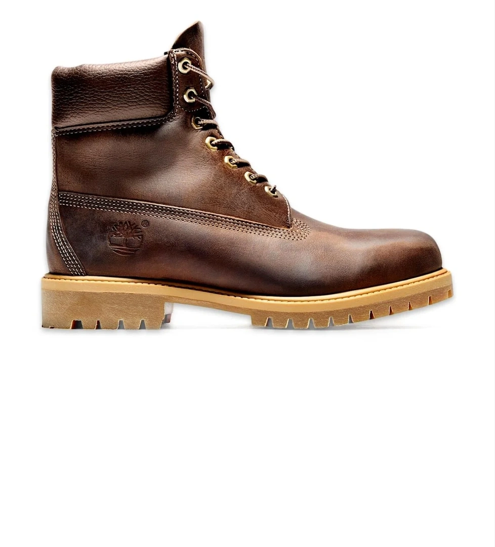 Tb127097 Premium 6 Inch Lace Up Waterproof Kahverengi Erkek Bot - Görsel 1