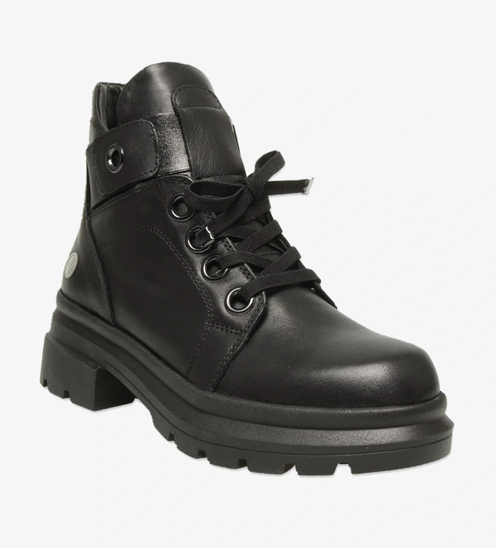 D25Kb-1650 Günlük Siyah Kadın Bot - Görsel 1