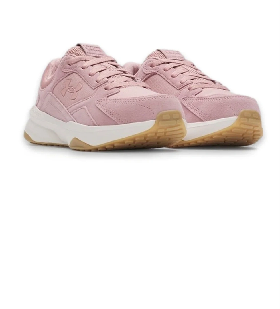 6003014 Ua W Edge Suede Günlük Pembe Unisex Spor Ayakkabı - Görsel 1