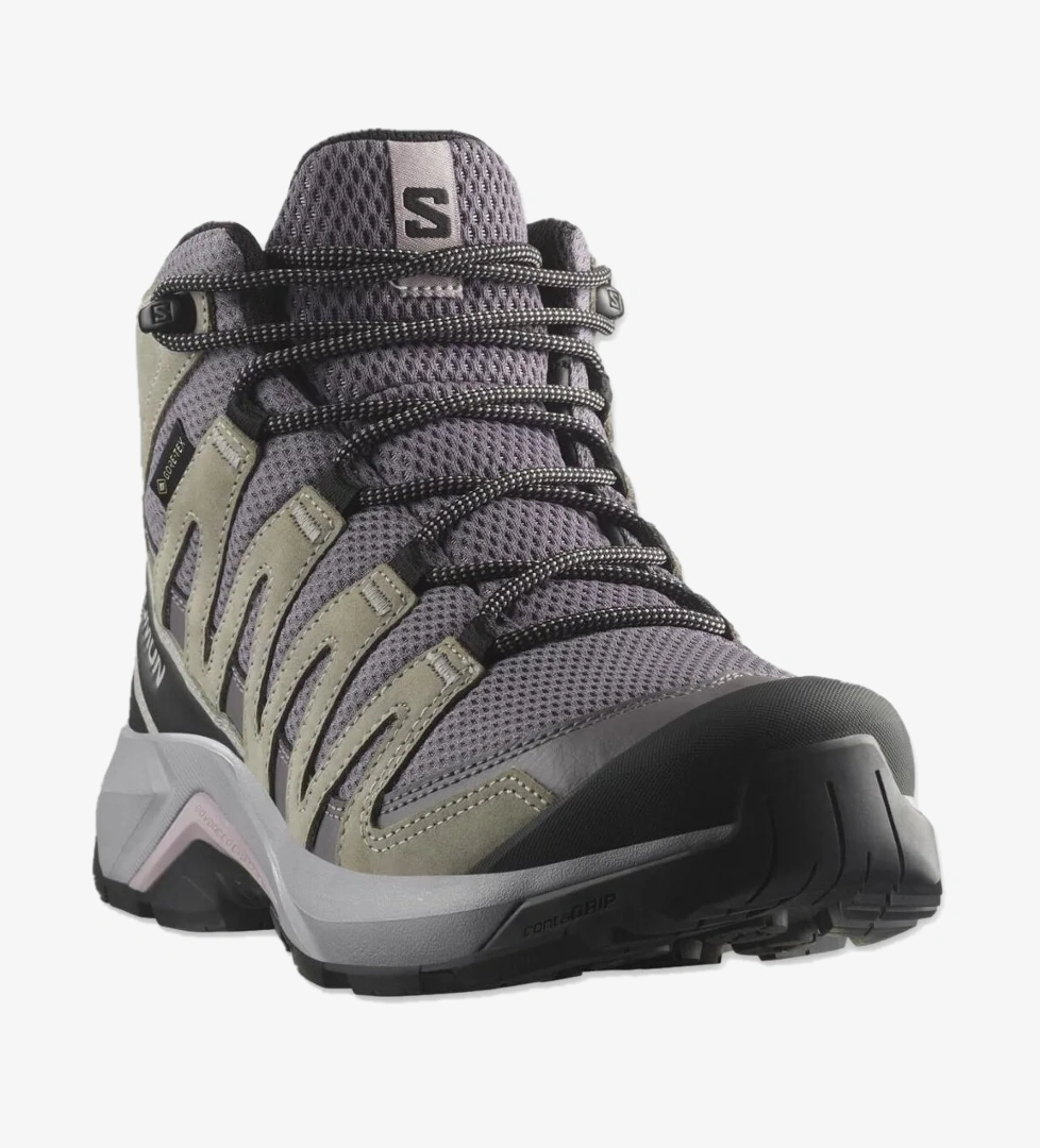 Salomon 477534 X-Adventure Recon Mid Gore Tex Outdoor Gri-Yeşil Kadın Bot model görseli