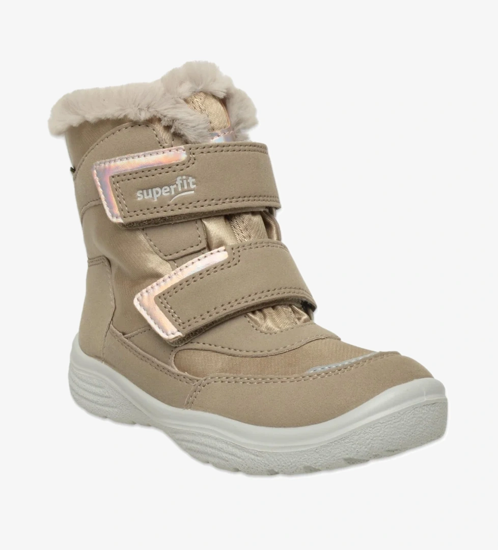 009091F Gore-Tex Bej Kız Çocuk Bot - Görsel 1