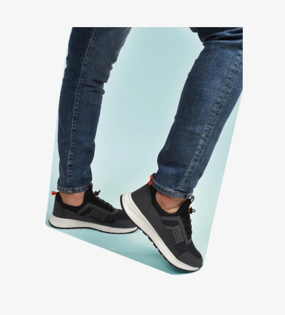 Nans 6006 M Füme Fileli Kilit Bağcıklı Erkek Spor Ayakkabı