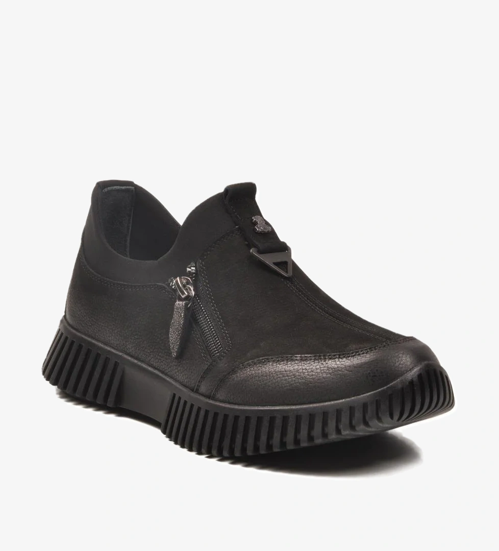 Venüs 25405007K Z Siyah Nubuk Hakiki Deri Kadın Günlük Ayakkabı model görseli