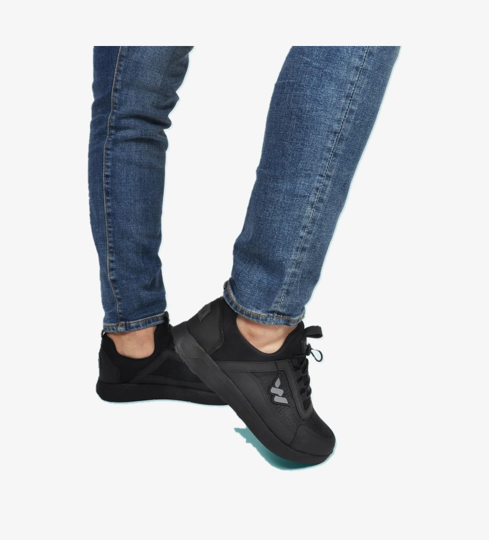 Apollo 166 M Siyah Fileli Erkek Spor Ayakkabı