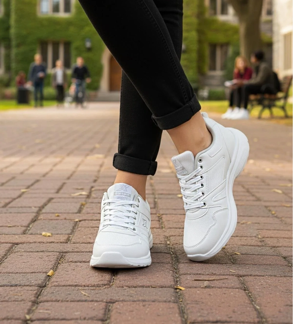 Walkway Beyaz-Beyaz Unisex Mevsimlik Spor Ayakkabı model görseli