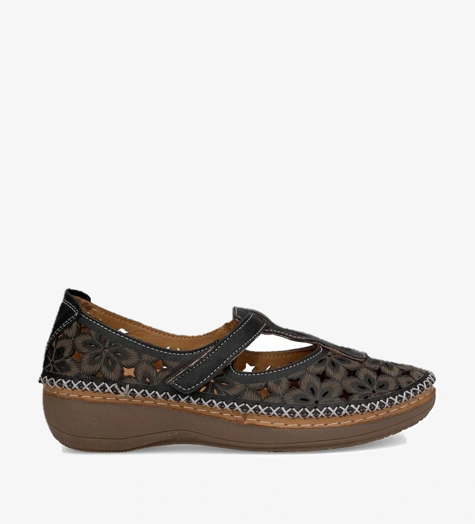 25190242Y Kadın Deri Günlük Ayakkabı - Görsel 1